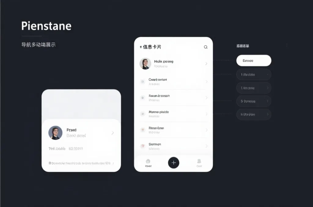 信息展示与导航逻辑示意图